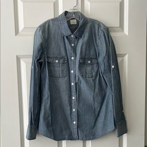J.Crew Classic Denim Blue Women’s Shirt